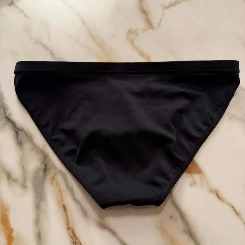 Charlie By MZ Mens Signature Color Chrome Muscle Swim Brief Silver Gray Large